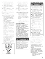 Preview for 9 page of Bosch Nexxt Premium WTMC6300 Operating, Care And Installation Instructions Manual