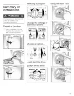 Preview for 15 page of Bosch Nexxt Premium WTMC6300 Operating, Care And Installation Instructions Manual