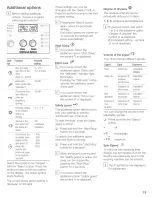 Preview for 19 page of Bosch Nexxt Premium WTMC6300 Operating, Care And Installation Instructions Manual