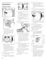 Preview for 22 page of Bosch Nexxt Premium WTMC6300 Operating, Care And Installation Instructions Manual