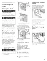 Preview for 25 page of Bosch Nexxt Premium WTMC6300 Operating, Care And Installation Instructions Manual