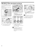 Предварительный просмотр 18 страницы Bosch Nexxt washer Operating Operating, Care And Installation Instructions Manual