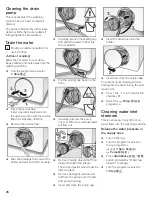 Предварительный просмотр 26 страницы Bosch Nexxt washer Operating Operating, Care And Installation Instructions Manual