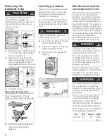 Предварительный просмотр 8 страницы Bosch Nexxt WFMC3200UC Operating & Installation Instructions Manual