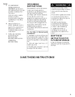 Preview for 5 page of Bosch Nexxt WTMC 3500UC Operation & Care Instructions Manual