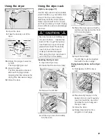 Preview for 21 page of Bosch Nexxt WTMC 3500UC Operation & Care Instructions Manual