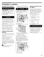 Preview for 79 page of Bosch Nexxt WTMC 3500UC Operation & Care Instructions Manual