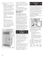 Preview for 34 page of Bosch Nexxt WTMC4500UC Operating & Installation Instructions Manual