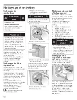 Preview for 50 page of Bosch Nexxt WTMC4500UC Operating & Installation Instructions Manual