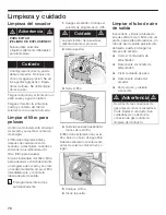 Preview for 78 page of Bosch Nexxt WTMC4500UC Operating & Installation Instructions Manual