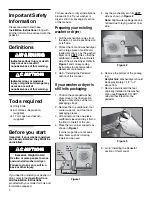 Preview for 2 page of Bosch Nexxt WTZ 1295 Operating, Care And Installation Instructions Manual