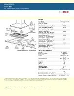 Предварительный просмотр 2 страницы Bosch NGM3054UC Specifications