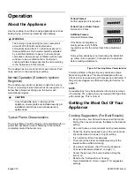 Preview for 14 page of Bosch NGM5 55UC Series Use And Care Manual