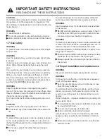 Preview for 7 page of Bosch NGM8048UC Use And Care Manual