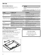 Предварительный просмотр 20 страницы Bosch NGM8057SS Use And Care Manual