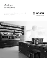 Bosch NIT5068UC Installation Manual предпросмотр