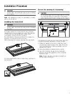 Preview for 7 page of Bosch NIT5068UC Installation Manual