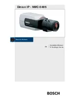 Bosch NWC?0495 Installation Manual предпросмотр