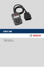 Bosch OBD 100 Original Instructions Manual предпросмотр