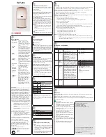 Preview for 3 page of Bosch OD850 Outdoor Notice