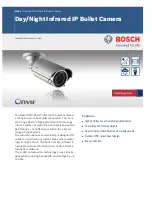 Bosch Onvif NTC-255-PI Technical Specifications preview