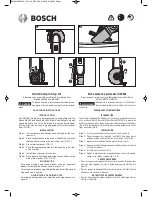 Bosch OSC004 Manual предпросмотр