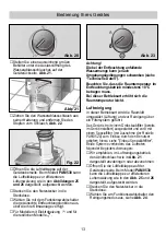 Предварительный просмотр 13 страницы Bosch PAM0520 Instructions For Use Manual