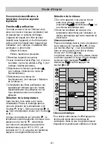 Предварительный просмотр 61 страницы Bosch PAS0720 Instructions For Use Manual