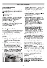 Предварительный просмотр 82 страницы Bosch PAS0720 Instructions For Use Manual