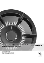 Предварительный просмотр 1 страницы Bosch PBH615B80A User Instructions