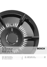 Preview for 1 page of Bosch PCC6B Series Instruction Manual