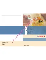 Bosch PCD612CEU Operating Instructions Manual preview