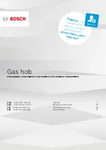 Preview for 1 page of Bosch PCP6A5B90V Instruction Manual