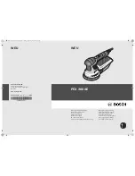 Bosch PEX 300 AE Original Instructions Manual preview