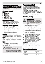 Preview for 10 page of Bosch PFP1036 Operating Instructions Manual