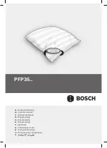 Bosch PFP35 Series Instruction Manual preview