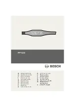 Preview for 1 page of Bosch PFP5230 Operating Instructions Manual