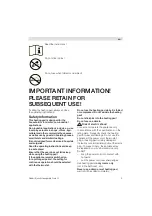 Preview for 6 page of Bosch PFP5230 Operating Instructions Manual