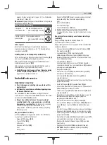 Предварительный просмотр 89 страницы Bosch PFS 1000 Original Instructions Manual