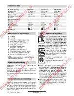 Предварительный просмотр 36 страницы Bosch PFZ 600 Operating Instructions Manual