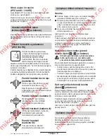 Предварительный просмотр 54 страницы Bosch PFZ 600 Operating Instructions Manual