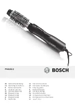 Bosch PHA 2112 Operating Instructions Manual preview