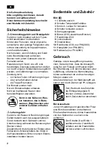 Preview for 3 page of Bosch PHA 2660 Operating Instructions Manual