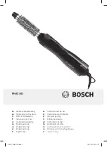 Preview for 1 page of Bosch PHA2101 Operating Instructions Manual