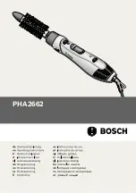 Bosch PHA2662 Operating Instructions Manual preview