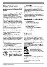 Preview for 4 page of Bosch PHA2662 Operating Instructions Manual