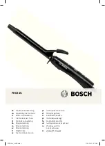 Bosch PHC 949 series Operating Instructions Manual preview