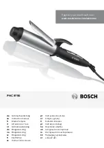 Предварительный просмотр 1 страницы Bosch PHC 9790 Instruction Manual