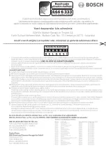 Preview for 58 page of Bosch PHC2500 Instruction Manual