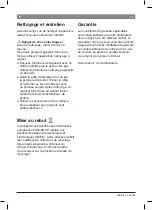 Preview for 15 page of Bosch PHD61 Series Operating Instructions Manual